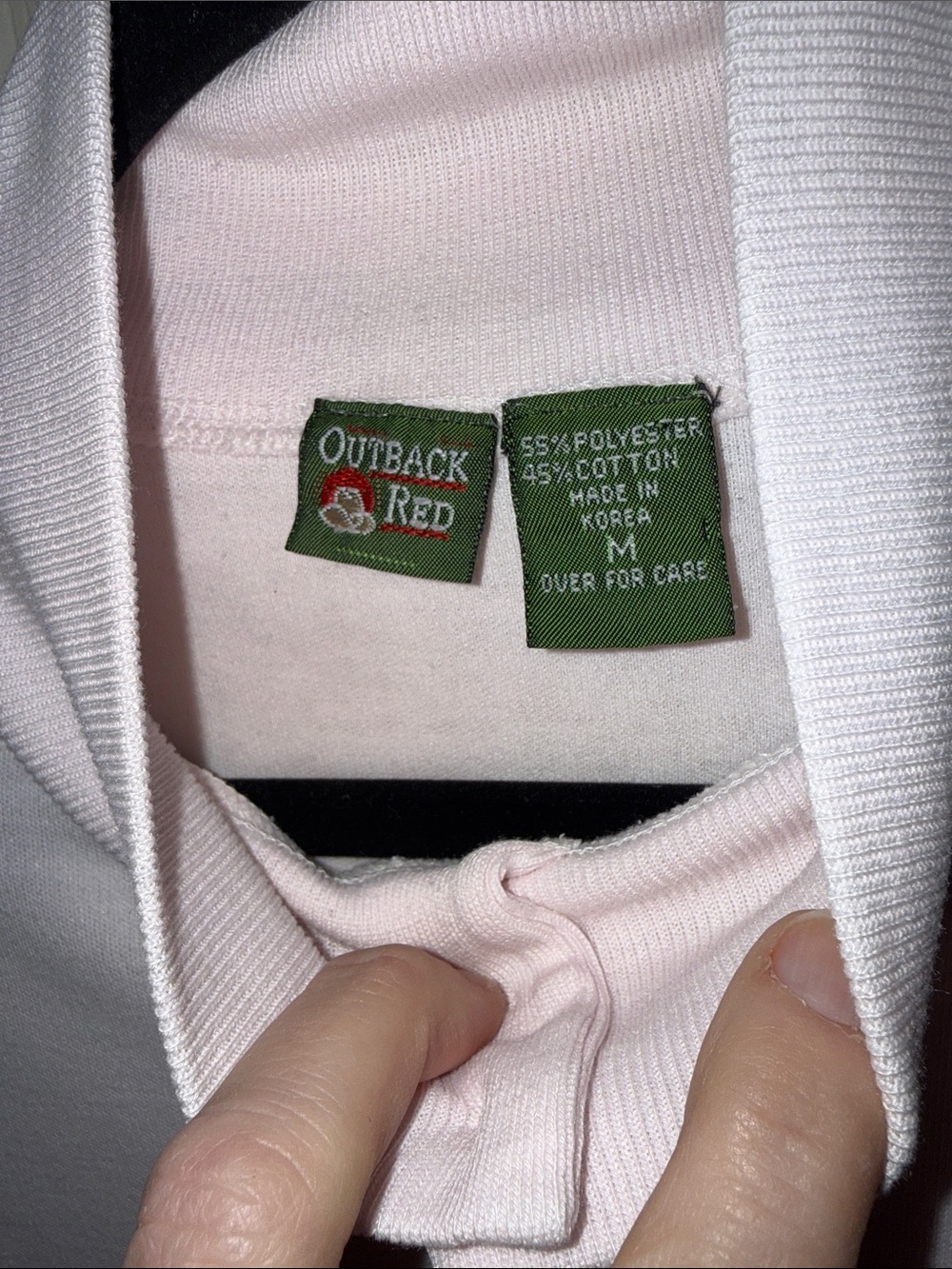 Outback Red Women's Light Pink Long-Sleeve Mock Neck Jersey - Picture 3 of 5